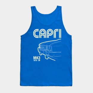 Retro 1978 - 1986 Capri MK3 T-Shirt Design Tank Top